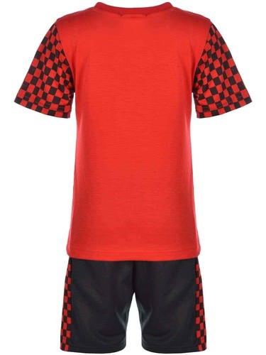 Shorts Fabric Children Boy Summer Set Outfit T Shirt Capri 30301 - Picture 5 of 9