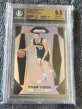 2017-18 Panini Prizm Silver Prizms Tyler Lydon #168 BGS 9 MINT Rookie RC