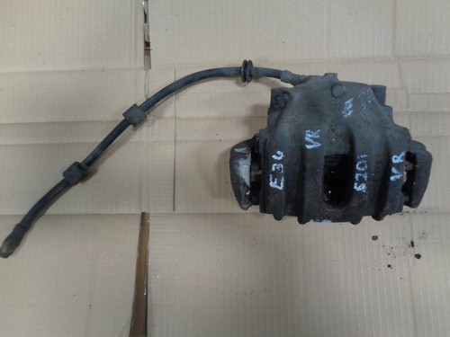 BMW 5 er E34 520i 95KW  88-91 Bremssattel Vorne Rechts VR Mit Bremsschlauch