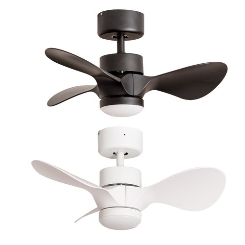 24" Ceiling Fan Integrated LED Remote Control Dimmable Light 3 Blades 6 Speeds - Picture 1 of 25