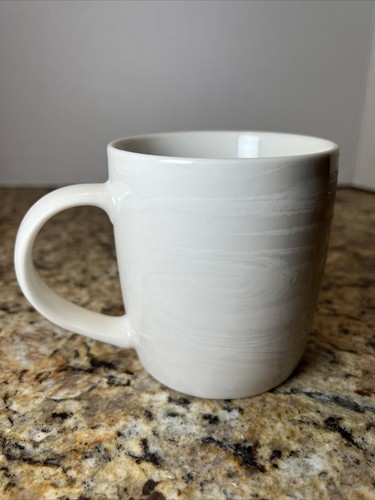 2020 Starbucks White Swirl Textured Ceramic 12oz Coffee Mug Mermaid Logo - Picture 5 of 10