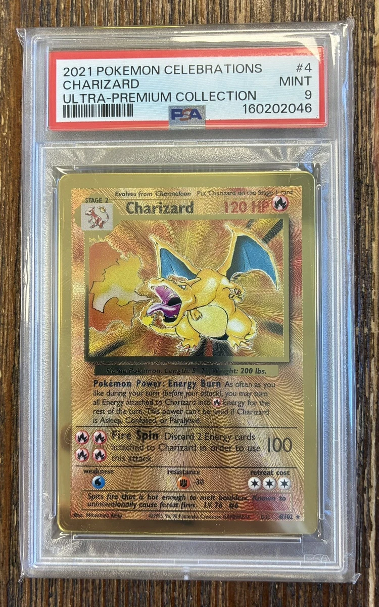 Charizard Pokémon TCG Metal English Collectible Individual Card