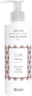 BIACRÈ Biacre Crema Curl Olio di Argan e Macadamia 200 ml - Crea Capelli Ricci Mossi
