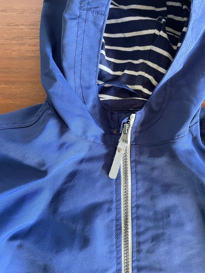 Hanna Andersson raincoat with hood unisex navy blue US 6-7, International 120cm - Image 3 of 4