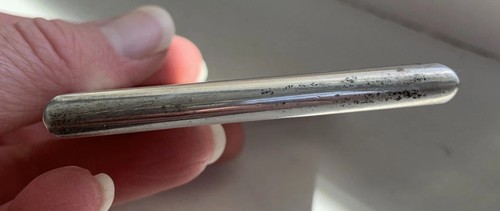 antique American Victorian Sterling Coin Silver Engraved Card Case Sentiment 50g - Picture 8 of 15