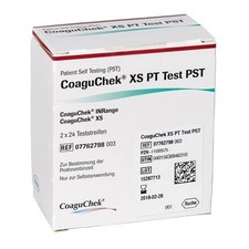 coaguchek xs pt test strips 48 tests