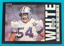 1985 Topps #52 Randy White Dallas Cowboys FOOTBALL Card Z7