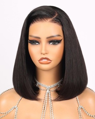 Echthaar Perücke Pre Cut 5x6 HD Lace Front Wigs Virgin Human Hair Wear and Go...