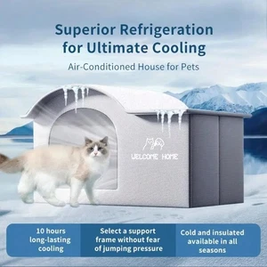 Summer Small Cat Dog Ice House Air Conditioning Bed Summer Cooling Tool Nest Dog