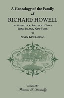 Thomas H. Donnelly | A Genealogy Of The Family Of Richard Howell Of...