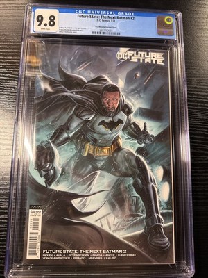 Future State: the Next Batman #2 Doug Braithwaite Variant Cover CGC Rated 9.8