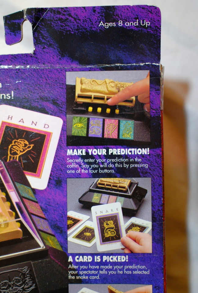 Milton Bradley Magic Works Spirit In The Coffin -1995 Magic Illusion ...