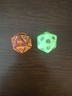 Rare Green Ooze & Pizza Slice Promo Spindown Life Counters MTG TMNT Die Dice D20