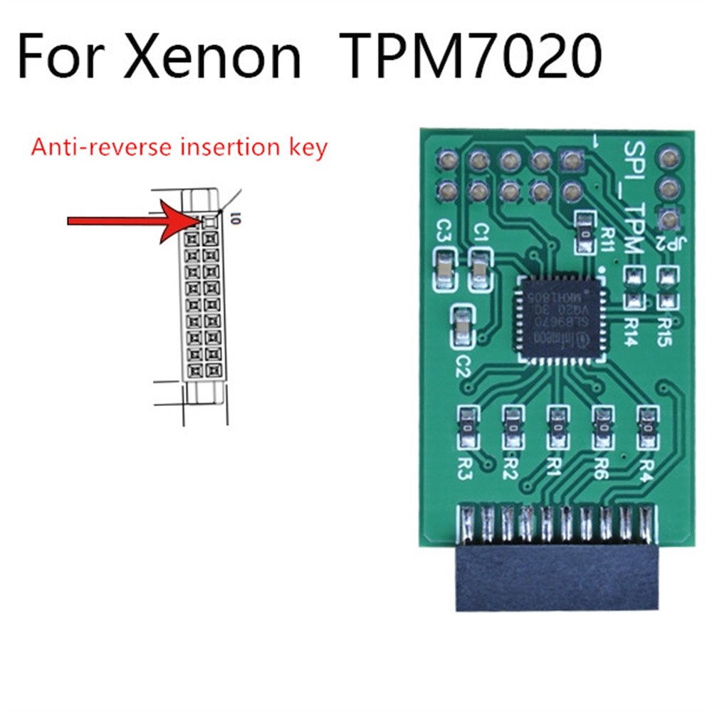 High Quality 20Pin TPM 2.0 Module Trusted Platform For Xenon TPM7020