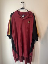 Men's M Washington Redskins Short Sleeve Polo Golf Shirt - NFL Team Apparel