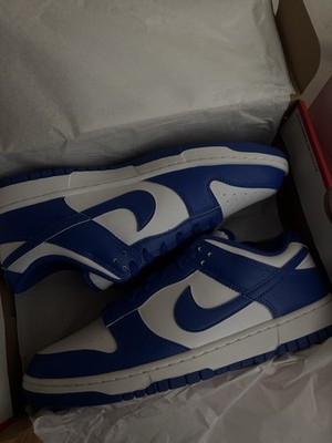 Nike Dunk Low Men's Size 12 Retro White/Polar Blue Sneakers DV0833-400