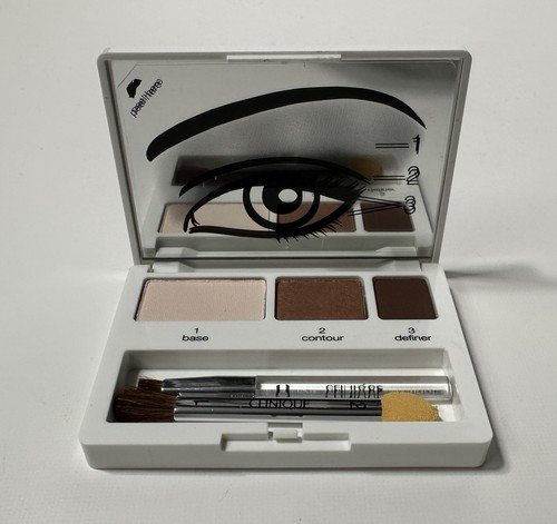 Clinique Color Surge Eye Shadow Trio Compact Chocolate Chip Teddy Bear Bronze