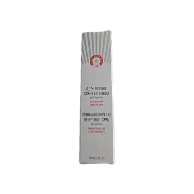 FIRST AID BEAUTY 0.3% Retinol Complex Serum with Peptides 1 Fl Oz NIB