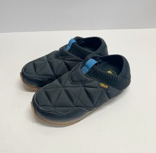 Teva Ember Moc ReEmber Canyon Black Quilted Shoes Womens Size 5