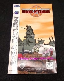 Iron Storm Sega Saturn 1996 US CIB Complete With Manual & Reg Card Free Shipping