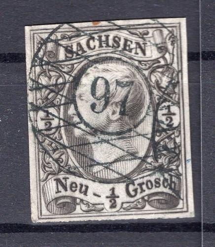 Sachsen Number STPL 97 OLBERNHAU Out of 8 in Excellent Condition (BA9390)