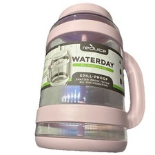 Reduce 80oz Tritan Waterday Mug Light Pink: Iridescent Tumbler with Straw & T...