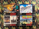 Lot 4 SNES CIB Games – Pilotwings Wing Commander Super Off Road Tested