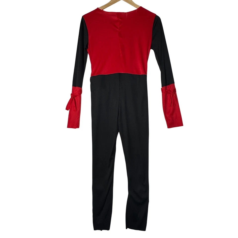 Disfraz Spirit Halloween Víbora Roja Ninja Niños Grande 10-12 Rojo Negro Capucha Máscara Foto 3 de 4