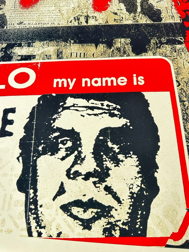 Obey Hello My Name Is Andre Giant Print Shepard Fairey Urban Art Kunst Streetart - Bild 2 von 4