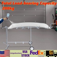 Car Body Painting Stand Painting Rack w/ 2 Wheels Automotive Paint Supplies