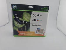 NEW SEALED Genuine HP 60 Black & Tricolor Ink Combo Ink Cartridge Exp Jan. 2017