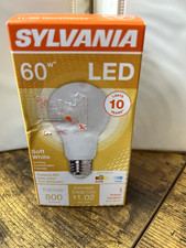 Sylvania 60-watt light bulbs- Soft White 1 Pack 