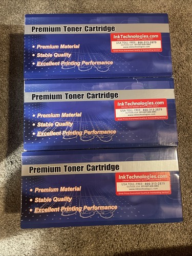 3 PREMIUM TONER CARTRIDGES: HE-Q6002A(YELLOW) & HE-Q6000A (BLACK) ~ NEW IN BOXES - 第 3/5 張圖片
