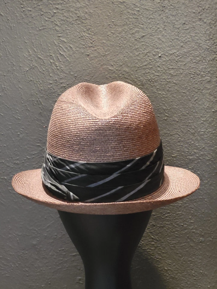 Fedora de paja Dobb's 5th Avenue vintage años 50/60 Foto 3 de 4