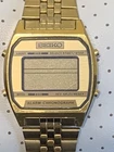 Seiko 1986 Digital Watch A904-5199 A2 Gold Men's VINTAGE Wristwatch