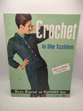 Vintage 1965 Crochet Is the Fashion Bear Brand Fleisher Crochet Dress Vol 89