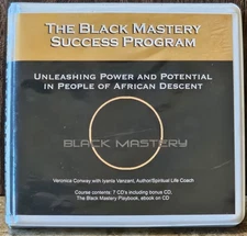 The Black Mastery Program 7 CD Set by Conway & Vanzant ~ Unleash Power&Potential