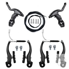 V-Type Bike Brake Set, Complete Universal Bike Front and Rear MTB Brake, Bicycle