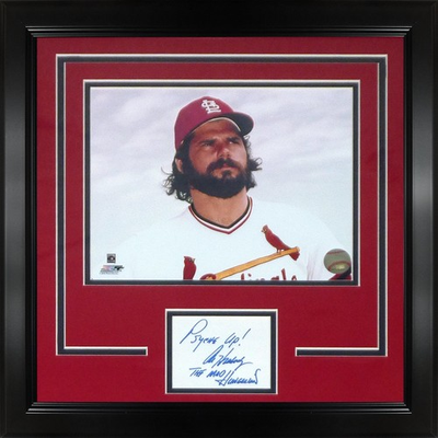 #ad #ad Al Hrabosky Autographed St. Louis Cardinals Signature Series Frame $100.00