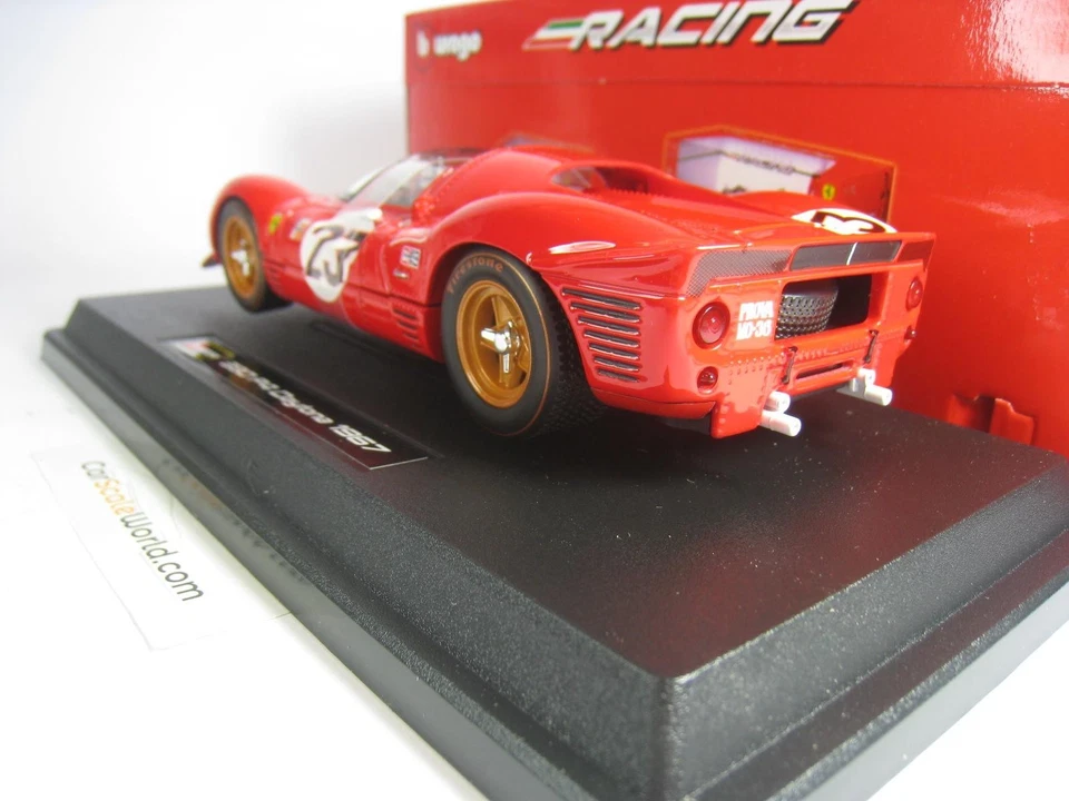 FERRARI 330 P4 #23 24H DAYTONA 1967 1/24 BBURAGO Novedad - Imagen 3 de 4