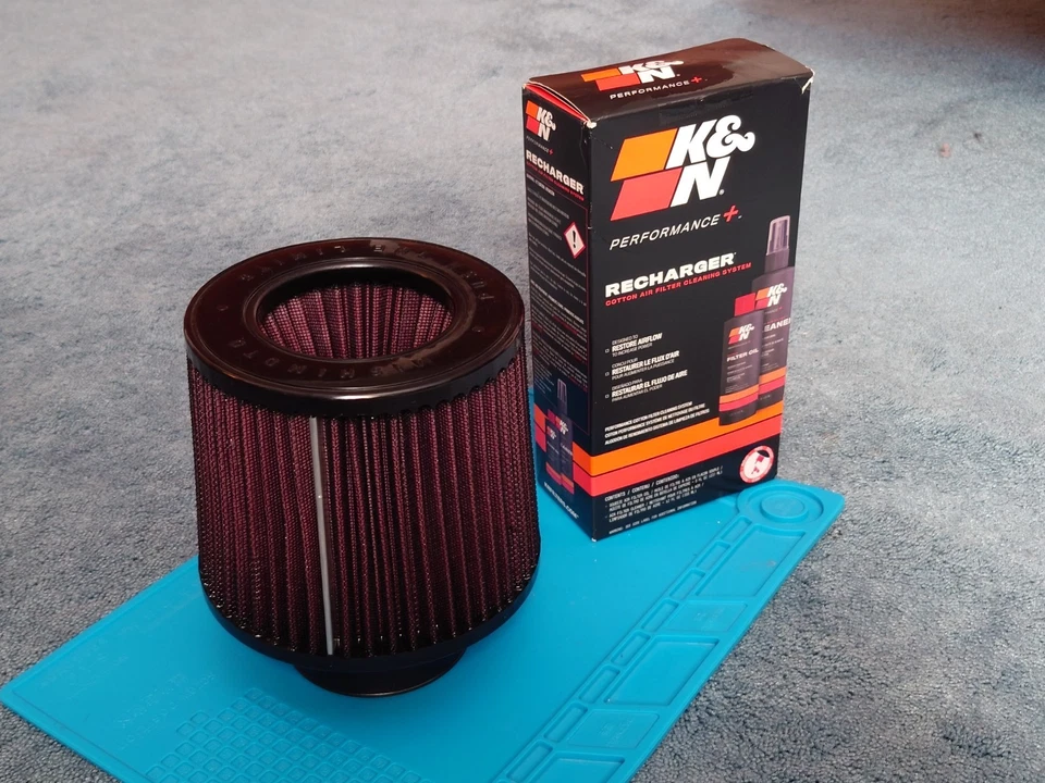 Filtro de aire Mishimoto Powerstack 3" entrada / 5" longitud MMAF-3005S Foto 2 de 4