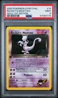 2000 POKEMON GYM CHALLENGE HOLO-1ST ED #14 ROCKET'S MEWTWO PSA 9
