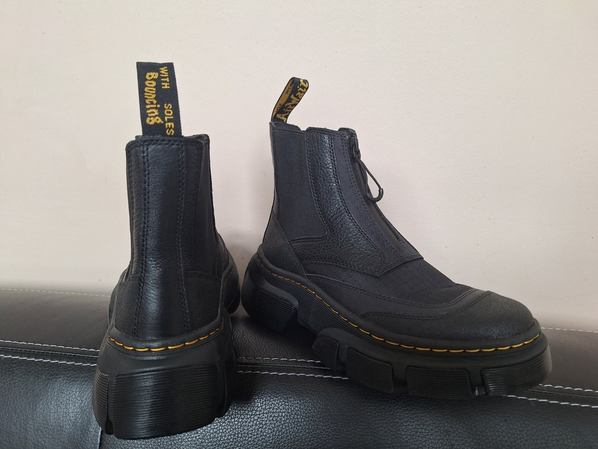 Dr. Martens Unisex Beta 2976 DMXL Zip Up Chelsea Boots Black -US L