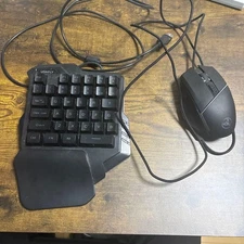 HXSJ M07 gaming keyboard and mouse set #2e5027