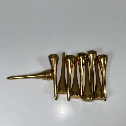 Vintage Brass/Gold Tone Golf Tees (lot of 10)