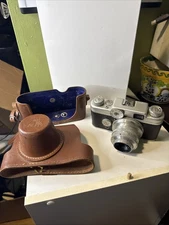 Vtg ARGUS C4 Rangefinder 35mm Film Camera w/ 50mm f/3.5 Cintar Lens UNTESTED