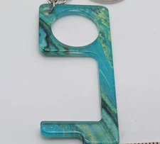 Plastic Hands Free Door Opener Keychain Accessory