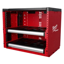 Milwaukee 48-21-8000 PACKOUT Modular Storage System Rack w/ Sliding Drawers
