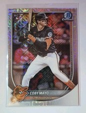 Coby Mayo Rookie Mojo Refractor 2025 Topps Bowman Chrome Baseball