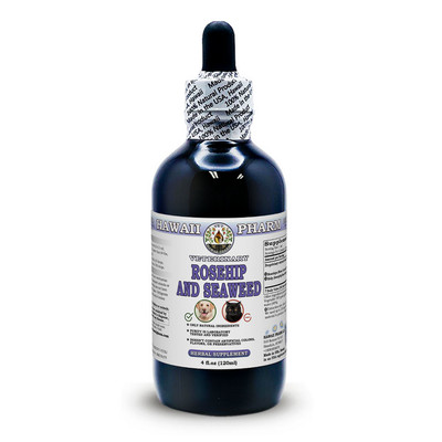 Rosehip And Seaweed, Veterinary Natural Alcohol-FREE Liquid Extract, Pet Herbal
